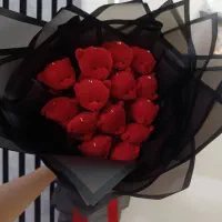 دسته گل خرسی آماده تحویل یا ارسال (تک مونده)