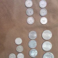 تعدادی سکه کلکسیونی قاجار پهلوی اول و دوم