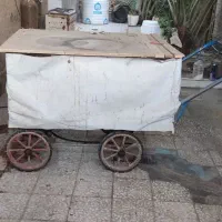 گاری چهار چرخ دکه بساط