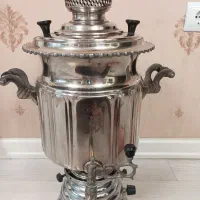 سماور قدیمی دولایه ضخیم برداران