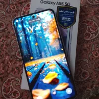 A55 5G،256Gig با گارانتی و جعبه و قاب،کاملا سالم