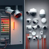 دوربین و دزدگیر مداربسته ، برقکاری خانگی و صنعتی
