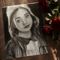 سفارش نقاشی سیاه قلم و هایپر رئال