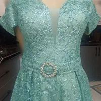 لباس مجلسی شاین دار نو سایز ۴۰ تا ۴۲