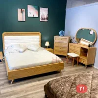 سرویس تخت خواب دونفره مدل حصیری