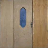 درب سه لنگه چوبی