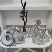 لوازم دکوری، رومیزی۳تیکه، دیوارکوب، چوب و فلز