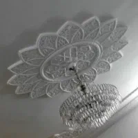 لوستر کارکرده برنج و بلور