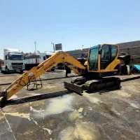 مینی بیل هیوندا r55مدل۲۰۱۳ دکل متحرک فروشی