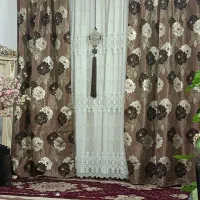 پرده ووالون طلا کوب