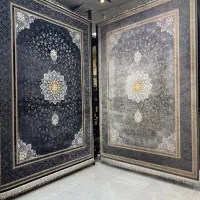 فرش ۱۰۰۰ شانه ۳۰۰۰ تراکم زمرد مشهد تک سایزی