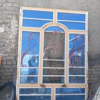 دو عدد پنجره 1نیم در 2متر