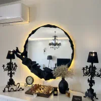 آینه و شمدان دکوری