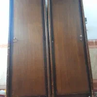 دو عدد کمدلباس  چوب گردو