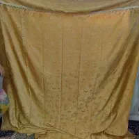 پرده ساتن طرح دار