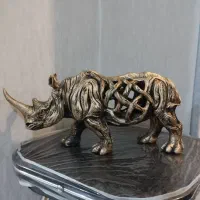 مجسمه کرگدن پلی استر