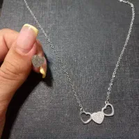 ست گردنبند و گوشواره قلبی