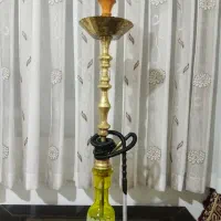 فروش یک قلیان 15ساله برنج توپر دستکار تبریز سفارشی