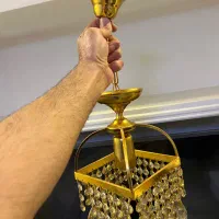 لوستر ( تک لامپ ) ۲ عدد