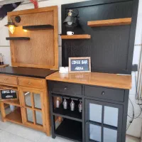 کافیبار مدرن،کلاسیک چوب روسی
