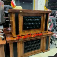 میز کلبه ای /چرم اداری