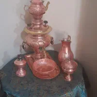 سماور مسی زغالی ۵ لیتری