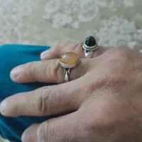 دوعددانگشترنقره،تمیز