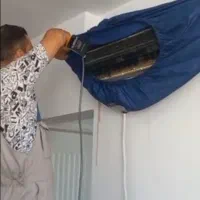 سرویسو سشتشو اسپیلت با مواد نانو فوق العاده تمیز