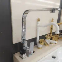 شیرآلات فلت کروم کیفیت بالا 7 سال ضمانت