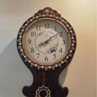 ساعت دیواری چوبی