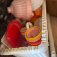 گلدان سفالی و پلاستیکی سالم و در حد نو