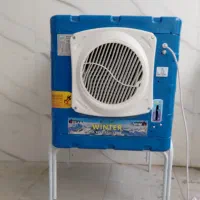 کولر آبی کاملا نو با پایه