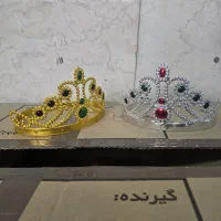 تاج تولد عمده نقره ای و طلایی