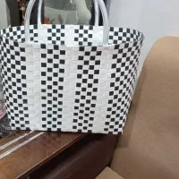 ساک تسمه ای دست بافت