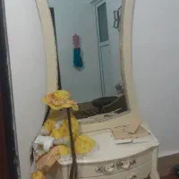 کنسول آینه و ساعت ایستاده