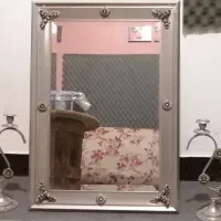 آینه شمعدان نقره