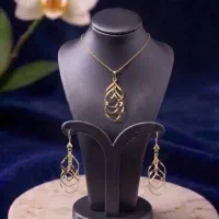 نیمست و گوشواره نقره النگونقره