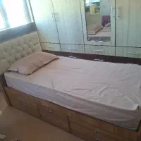 فروش تخت یک نفره چوبی