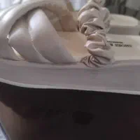 صندل کرم رنگ لژ پهن نو