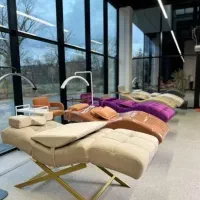 تخت کاشت مژه موج دار پایه استیل