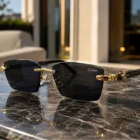 عینک آفتابی Cartier بدون فریم لاکچری(محدود و فوری)