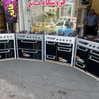 اجاق گاز طرح فر/ ۲ درب ۴ درب رویه شیشه