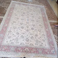 دو عدد فرش شش متری ابریشم باغت
