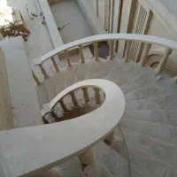 نرده سنگی صراحی دورباغچه نصاب سنگ انتیک جدول کار