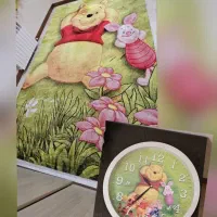 فرش اتاق کودک همراه با ساعت