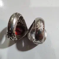 دو عدد انگشتر نقره