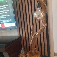 ساخت آباژور و لوستر  چوبی