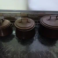 سه عدد قابلمه مسی نو