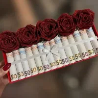 دسته‌گل/باکس‌گل/پول ارایی/دسته گل دلاری