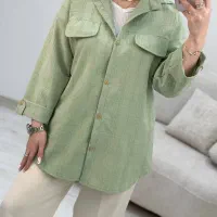 لباس زنانه شومیز مدل ندا شیکان کده